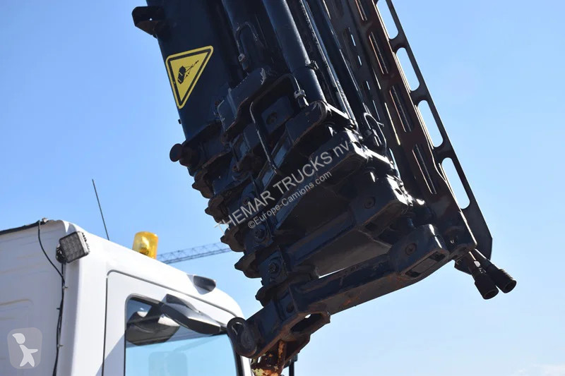 شاحنة Mercedes 1823 +Hooklift + MKG crane - 6x...