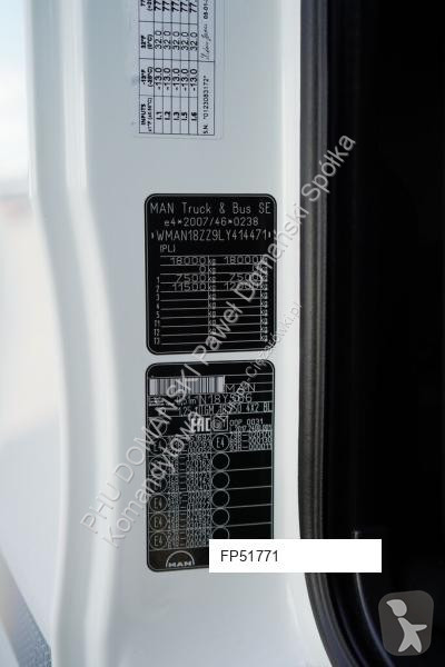 شاحنة MAN TGM / 18.250 / EURO 6 / CHŁODNIA +...