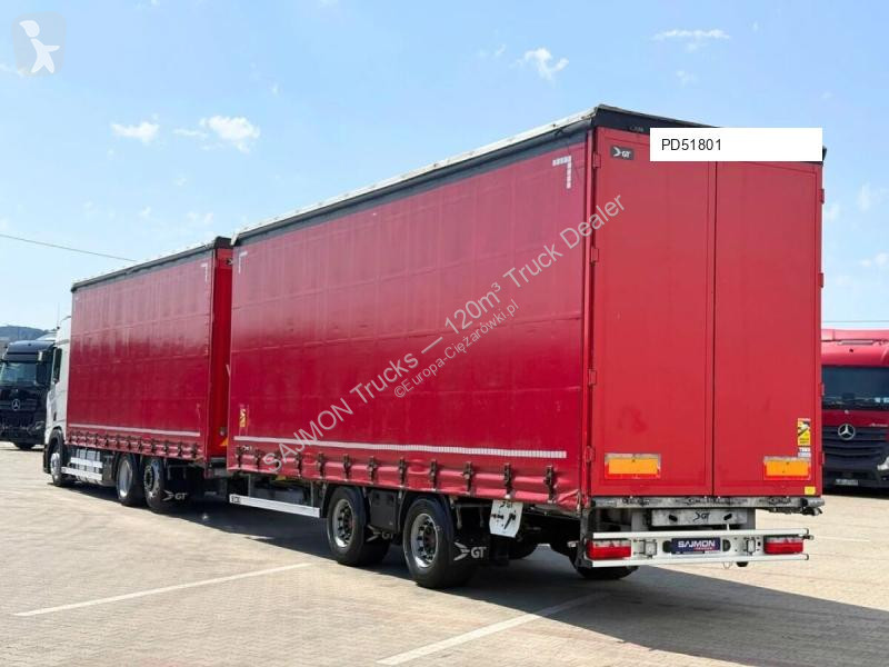 شاحنة Scania R450 / ZESTAW TANDEM 120 M3 / 7,75...