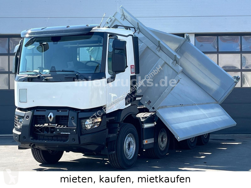 شاحنة Renault C 480 8x4 Meiller Bordmatik,...