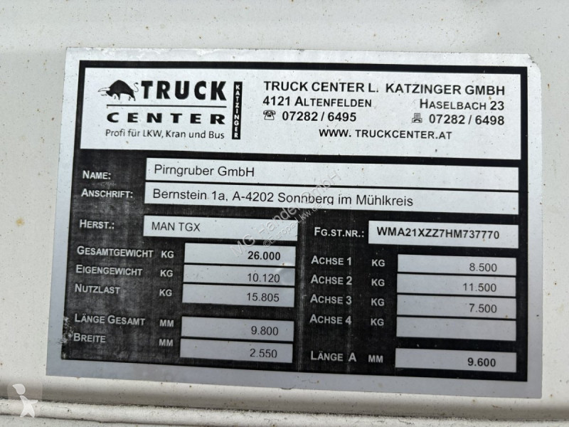 Camion MAN TGX 26.460 XXL  6x2, Liftachse, Euro...
