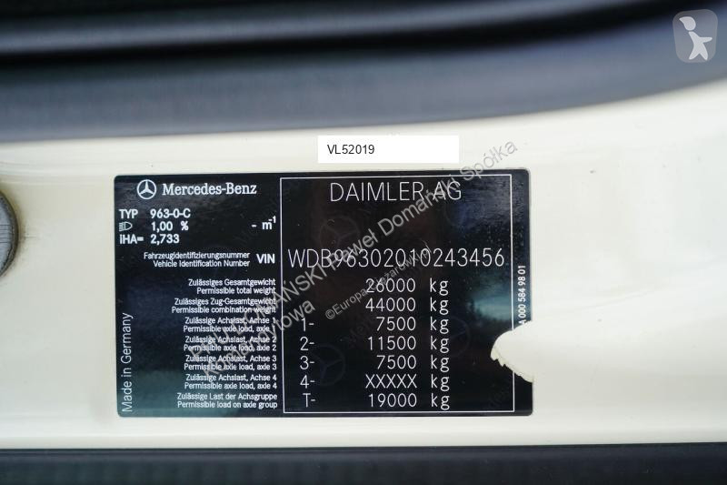 Camion Mercedes ACTROS / 2540 / ACC / E 6 /...