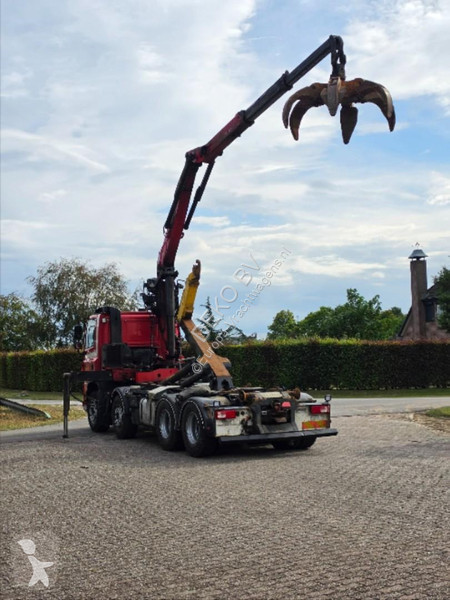 Vrachtwagen DAF 510 Palfinger Z crane. HOOK...
