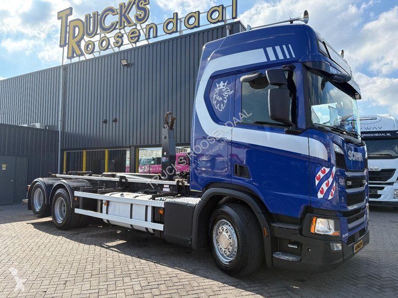 Camion Scania R 410 + HOOK IFT SYSTEM 25 tons +...
