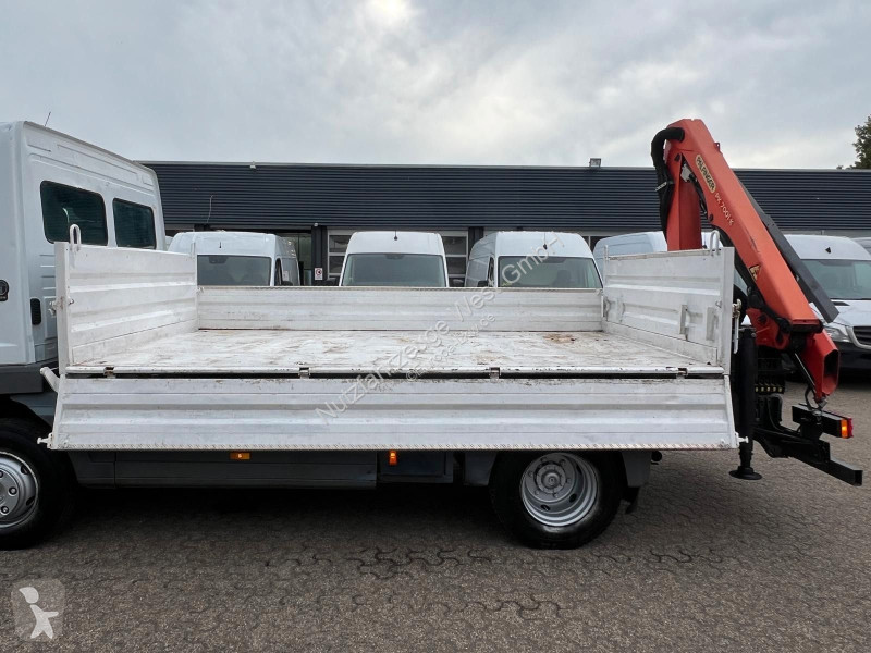 Camion Mercedes 818 Meiller Kipper Palfinger Kran