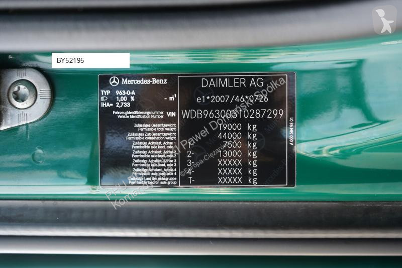 Camion Mercedes ANTOS / 1833 / ACC / E 6 /...