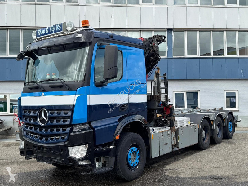 Mercedes 3251 8X4 EURO 6 + HMF 2620K-RC +...