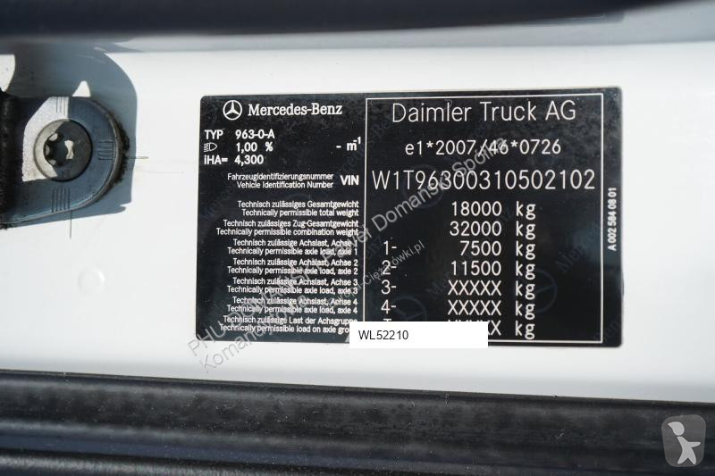 Camión Mercedes ACTROS / 1830 / ACC / E 6 / MP...