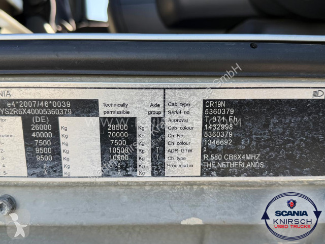 Camión Scania R580CB6x4MHZ / MEILLER DSK /...