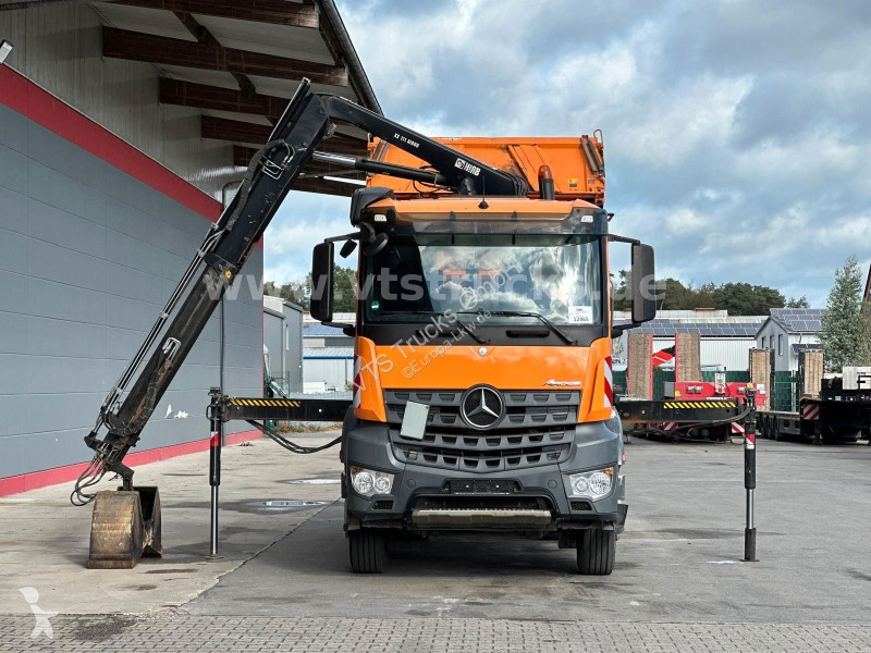 Kamion Mercedes 1833K 4x2 Meiller-DSK mit Hiab...