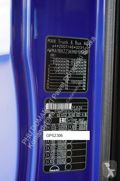 Kamion MAN TGX / 26.460 / E 6 / FIRANKA + WINDA...