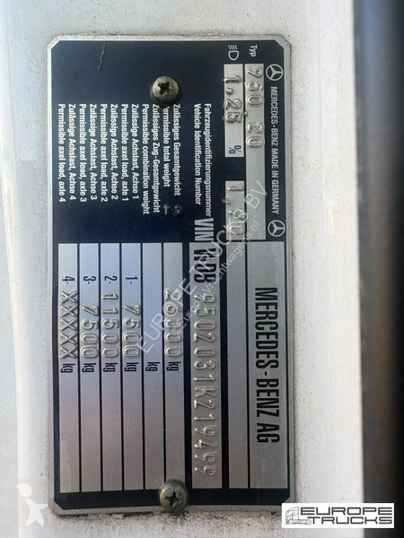 Teherautó Mercedes 2540 Steel/Air - EPS 3 Ped -...