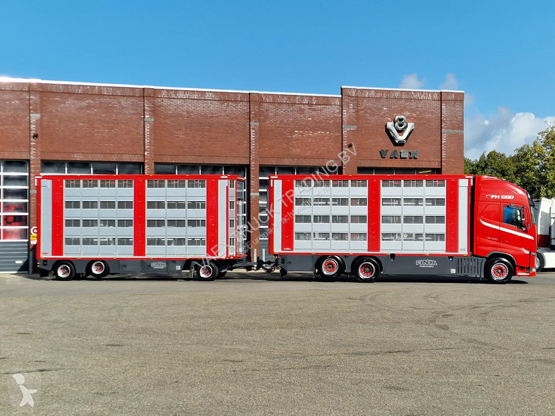 Teherautó Volvo 13500 6x2 - Livestock 4 deck...