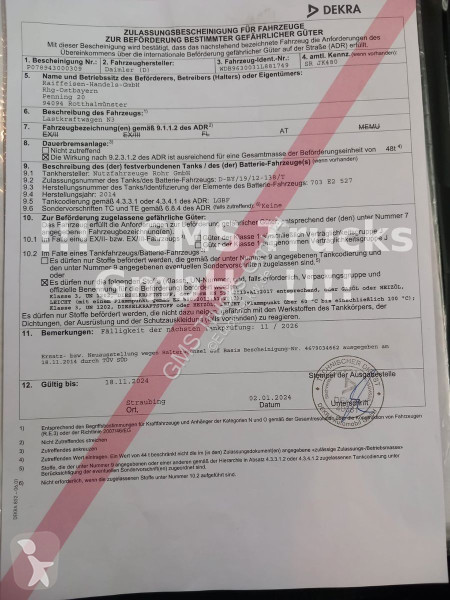Camion Mercedes Antos 1848 / Tank Diesel 15000...