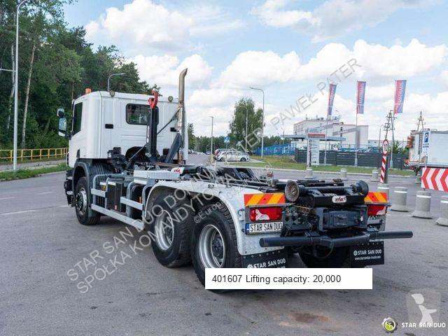 Camion Scania P410 6x4 Hyva Lift 20.53.S hooklift