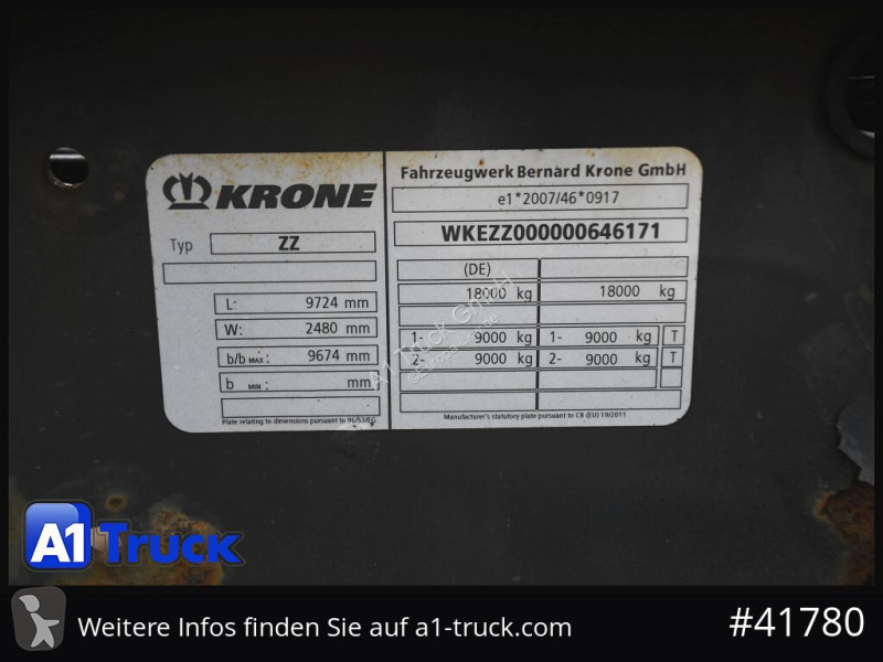 Camion Krone ZZW 18, Jumbo, Multi Höhe bis...