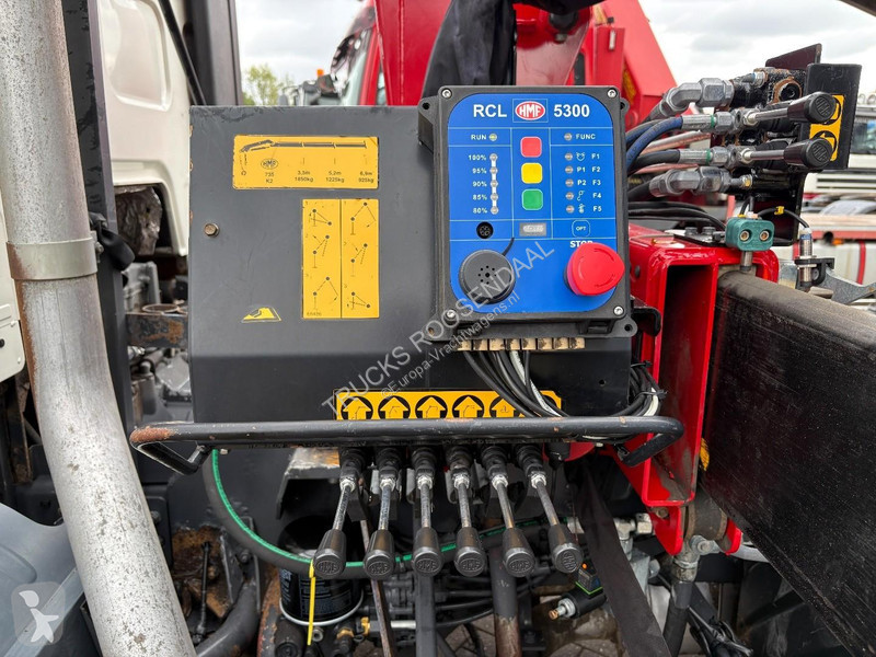 Грузовик DAF 55220 + HMF 735 K2 -- 2X EXT. +...