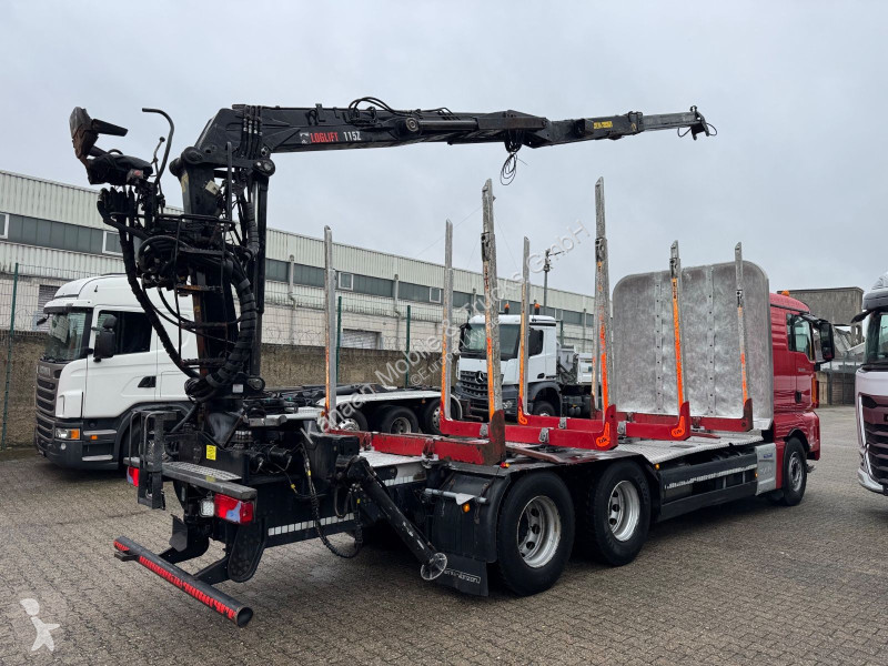 Lastbil MAN 33.500  6x4 Holztransporter Kran...