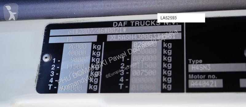 Kamion DAF XF / 480 / ACC / 6 X 2 / E 6 / SUPER...