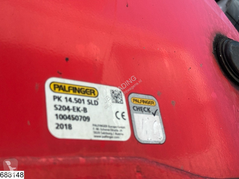Iveco 160-250 EURO 6, bladvering, Palfinger truck