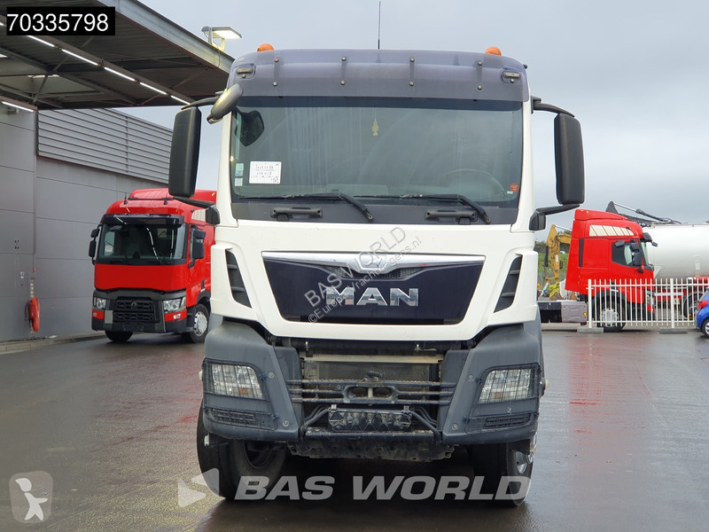 Lastbil MAN TGS 8X4 15m3 tipper steel...