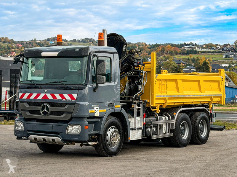 Kamion Mercedes ACTROS * KIPPER 4,80 + KRAN / 6x4
