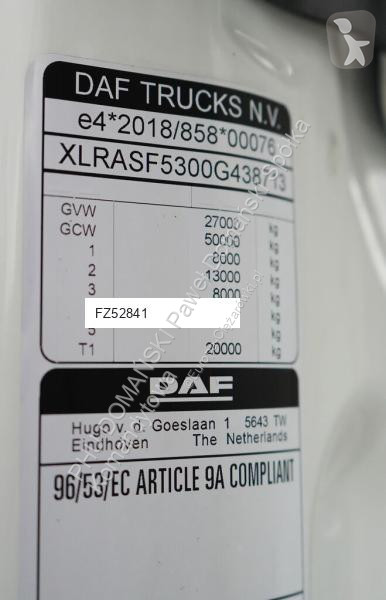 DAF XF / 480 / ACC / E 6 / BDF MULTI / 7.15 ,...