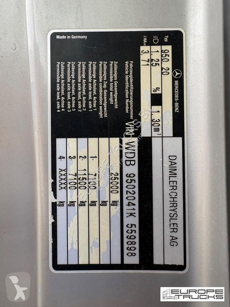 شاحنة Mercedes 2540 Steel/Air - EPS 3 Ped -...