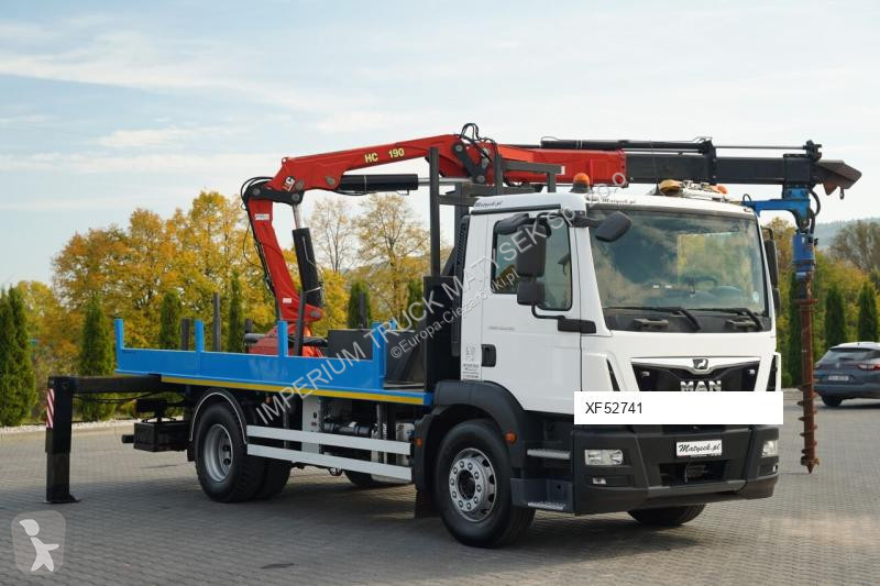 Kamion MAN TGM 15 .290 / HDS HC 190 + WIERTŁO...