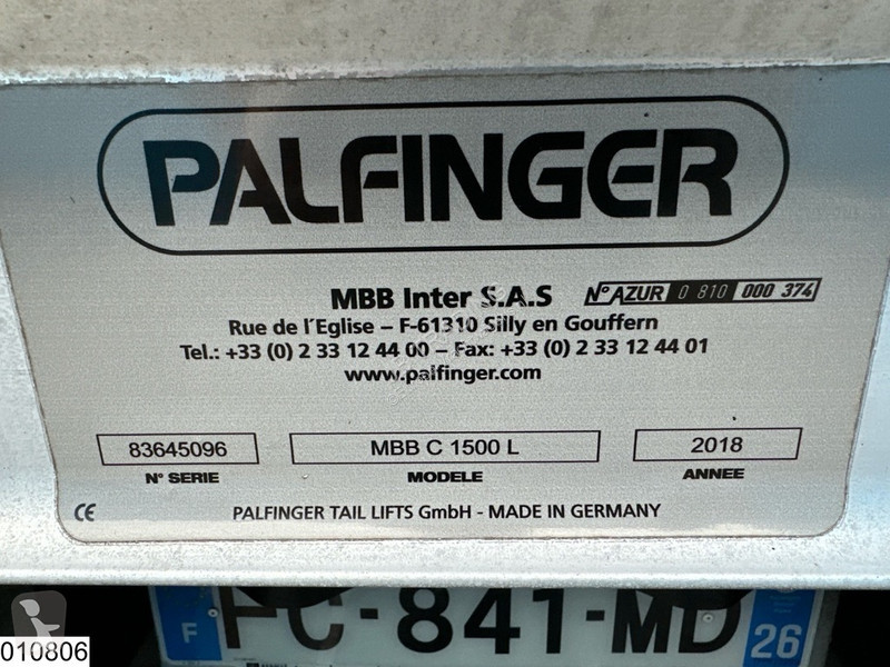 Renault D 13 210 EURO 6, Palfinger truck