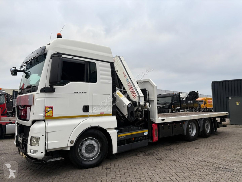 Lastbil MAN TGX + FASSI F 455 A---6X EXT. +...