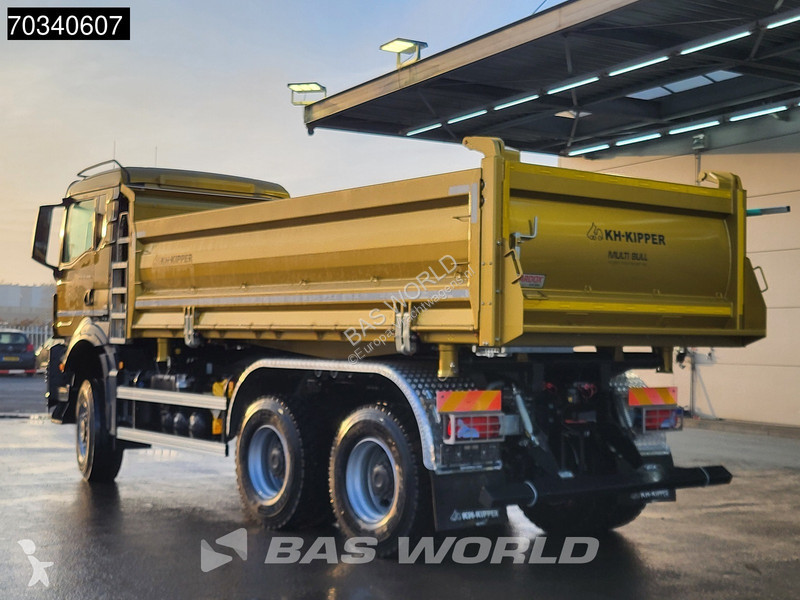 Lastbil MAN 33.480 6X6 6x6 12m3 KH-Kipper 3-way...