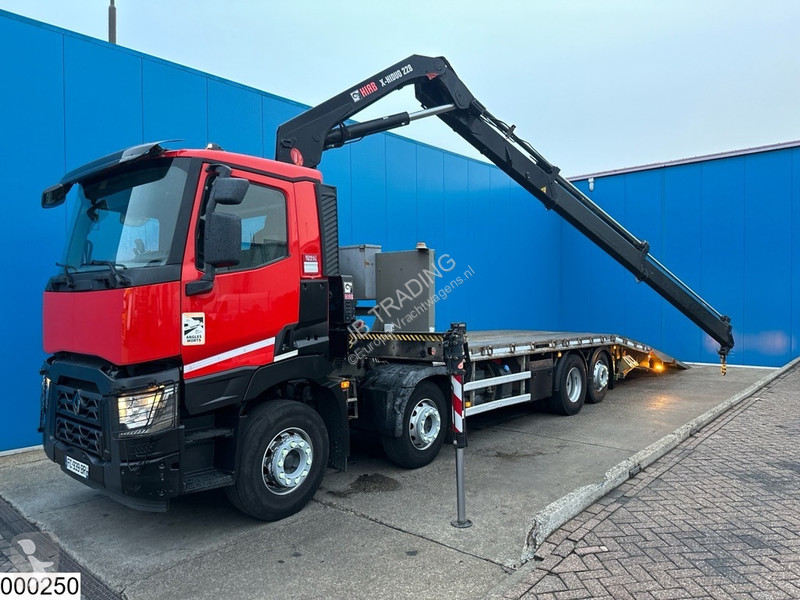 Kamion Renault C 380 EURO 6, 8x2, HIAB, Remote