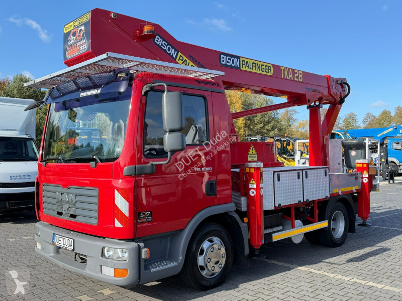 Kamion MAN TGL 8.180 Zwyżka Palfinger TKA 28 m...