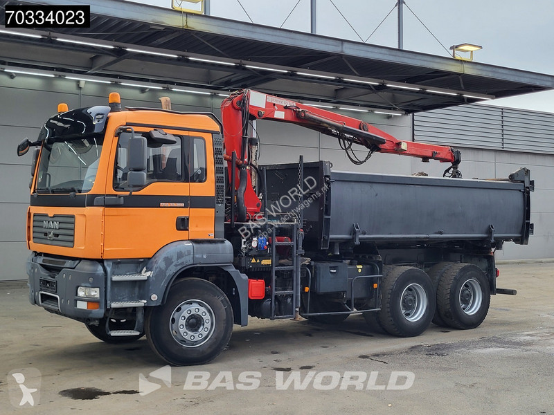 Camião MAN 33.360  6X4 HMF 1643 Z2 Crane 10m3...