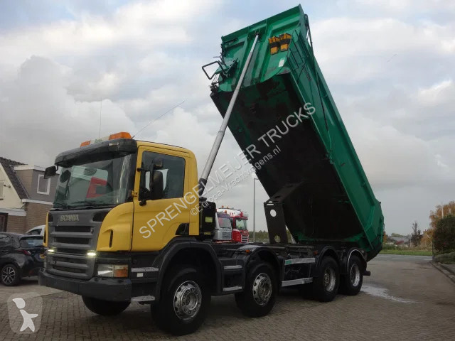 Camião Scania P380 8X4 20 CUB STEE KIPPER
