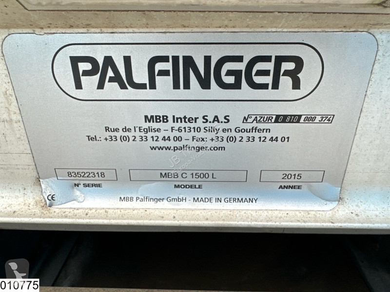 Teherautó Mercedes 1018 EURO 6, Palfinger