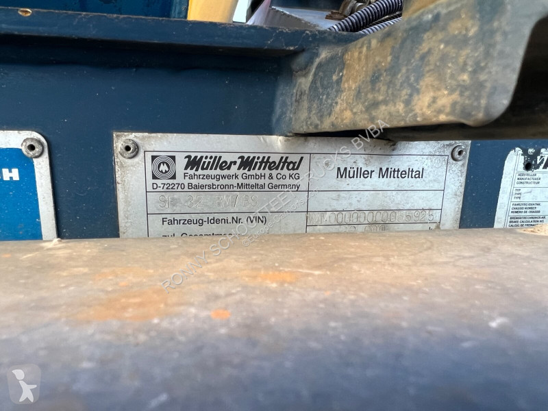 Návěs  MÜLLER MITTELTAL SF 32 BM/BS mit...