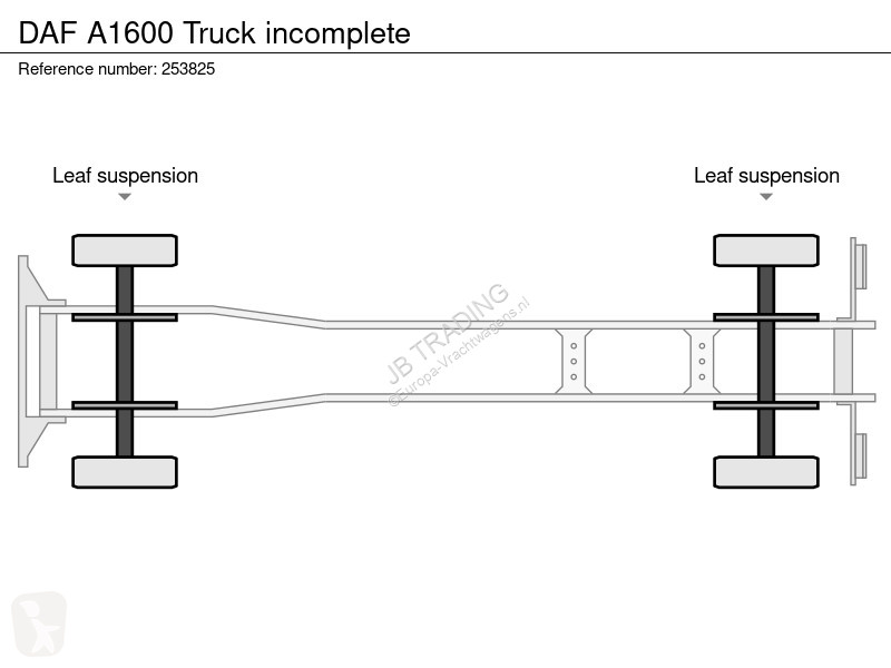 Camión DAF A Truck incomplete