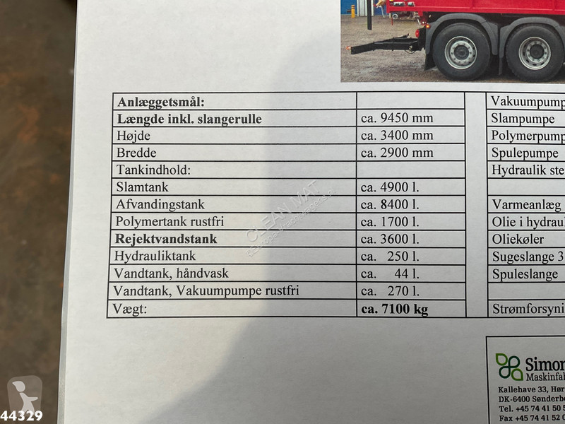 Camion MAN TGS 6x4H Simon Moos Combi