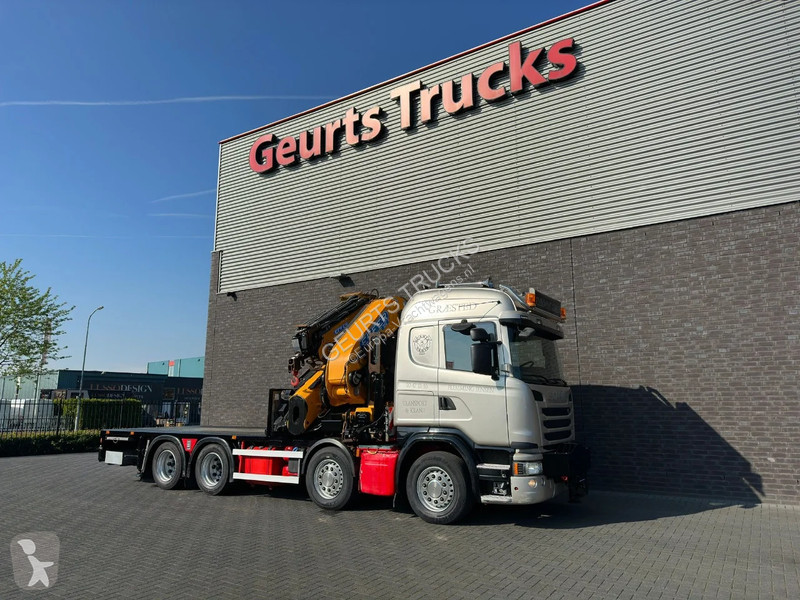 Kamion Scania G450 8X4 + EFFER 1255/8S + JIB 6S...