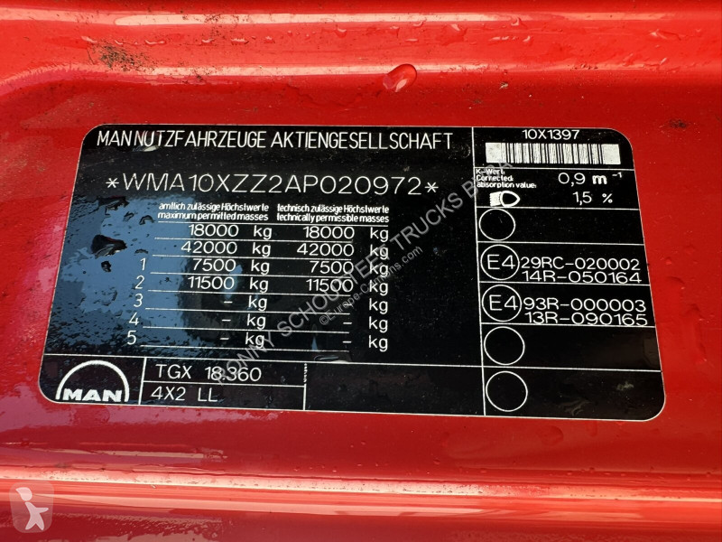 شاحنة MAN TGX 18.360 4X2 LL TGX 18.360 4X2 LL,...