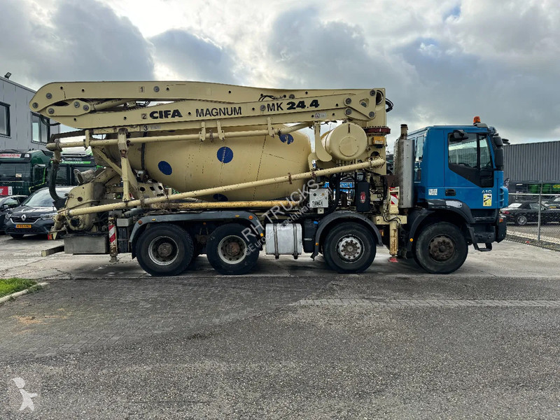 Camion Iveco 410 8X4 CIFA PUMP 24M + MIXER FULL...