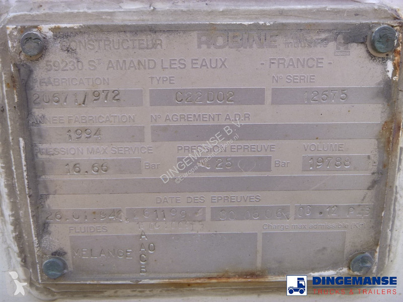 Kamion Renault 270.19 4x2 gas tank 19.7 m3