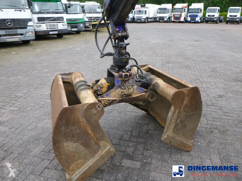 Camion DAF 75310 6x4 RHD tipper + HMF 1144 K-1...