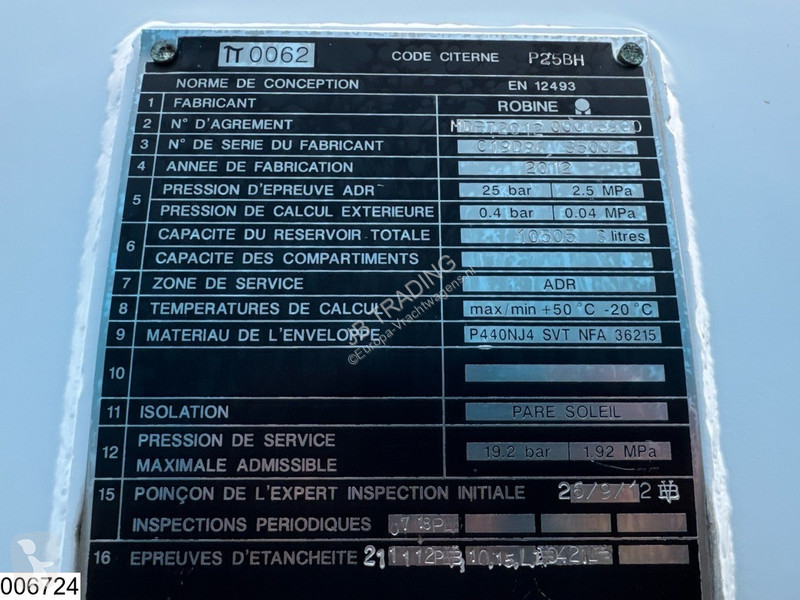 Kamion Renault 220 EURO 5, 10505 Liter, LPG...