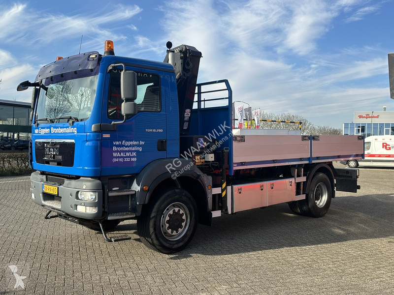 Traktor MAN TGM 18-290 4x4 Kraan met Open...