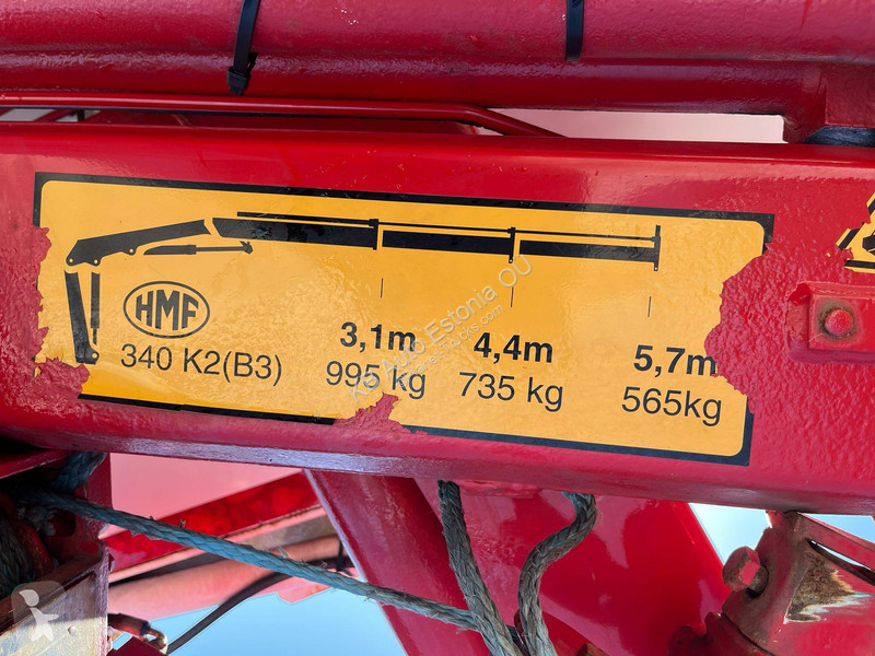 Lastbil MAN 8.220 4x2 HMF 340 K2 / PLATFORM...
