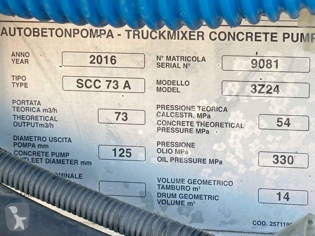 Camion Mercedes AROCS 3743 * Betonpumpe + UNK *...