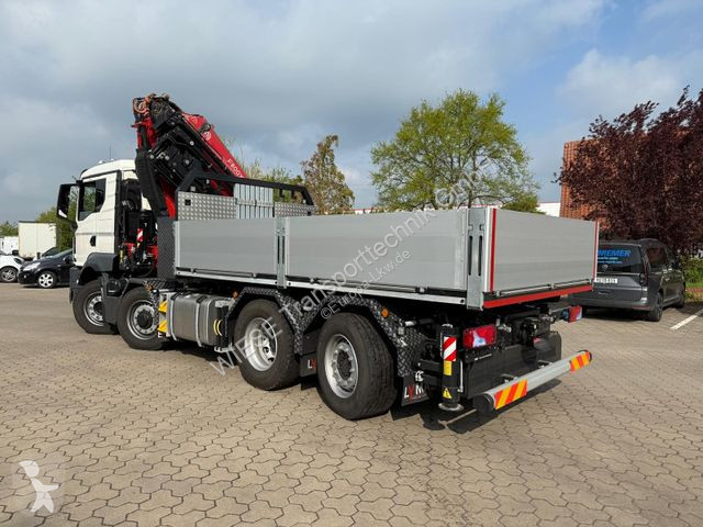Lastbil MAN 35.520 8x4 Kran assi 800, OHNE...